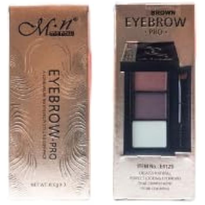 M.N Brown Eyebrow Pro Powder With Brush, Long-Wearing (E4129) 1.8g